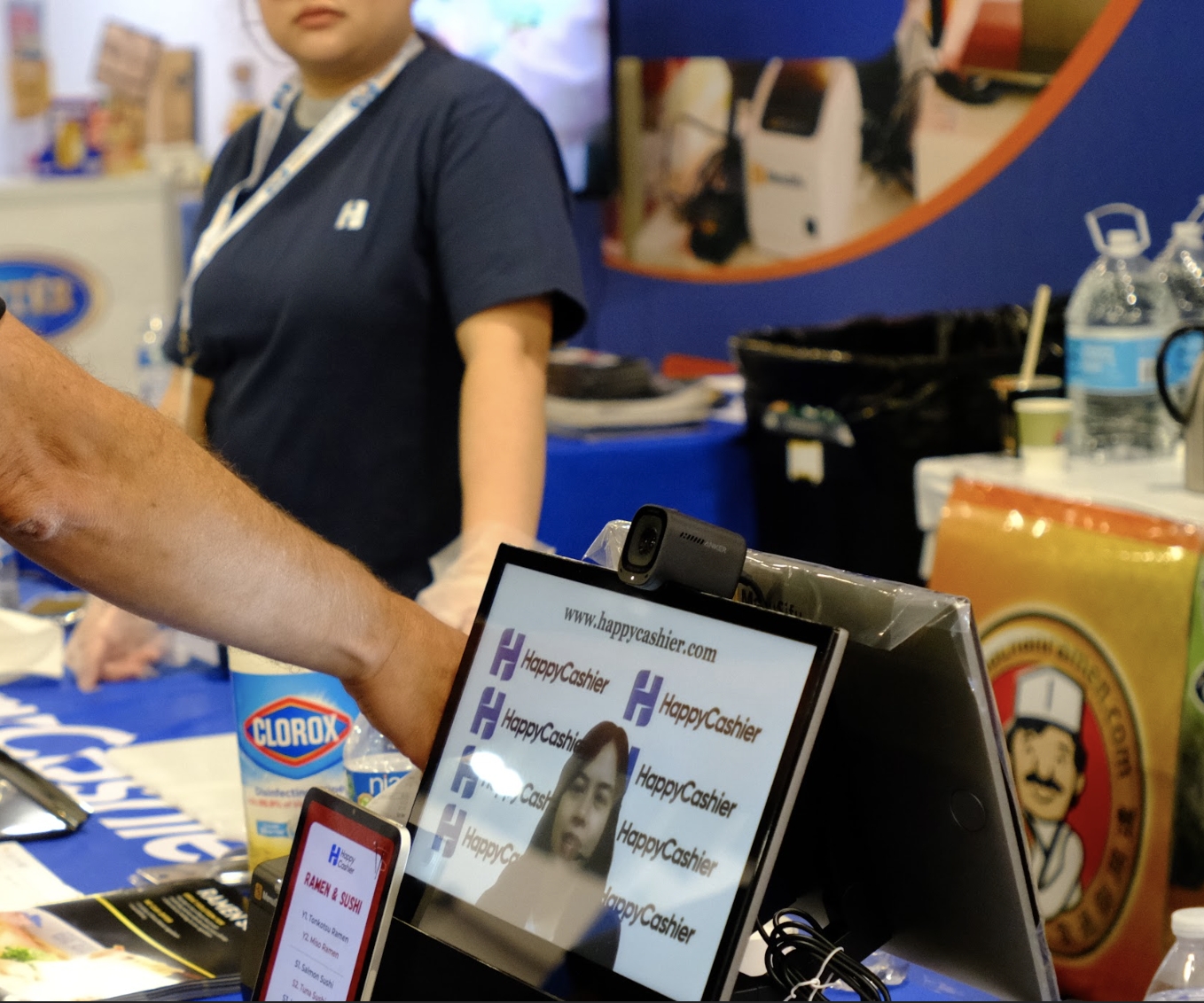 Happy Cashier at NRA Show 2024